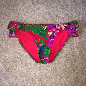 Aerie floral bathing suit bottom